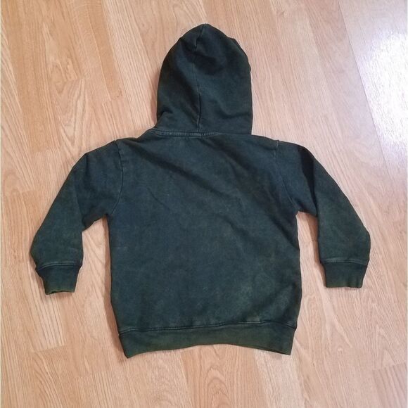 Sometime Soon Blaze Lava Wash Hoodie sz 4 in Green - Picture 7 of 9